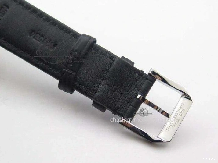MIROTIME 0516 Mark XVI 1:1 Best Edition MK Maker SS Black Dial A2892 On Black Leather Strap Chic 7371